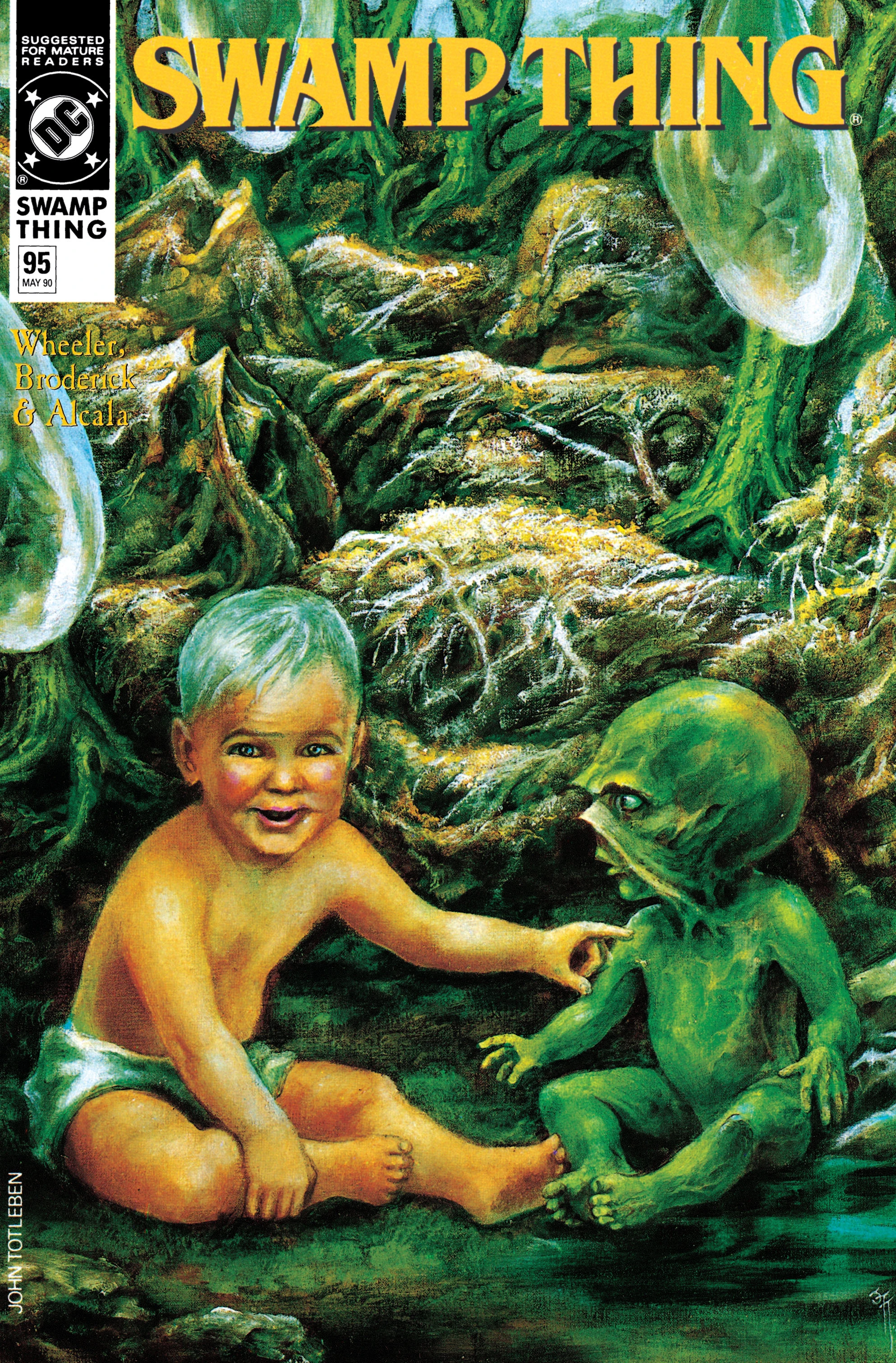 Swamp Thing #95 (DC, 1990 — Cover A) cover